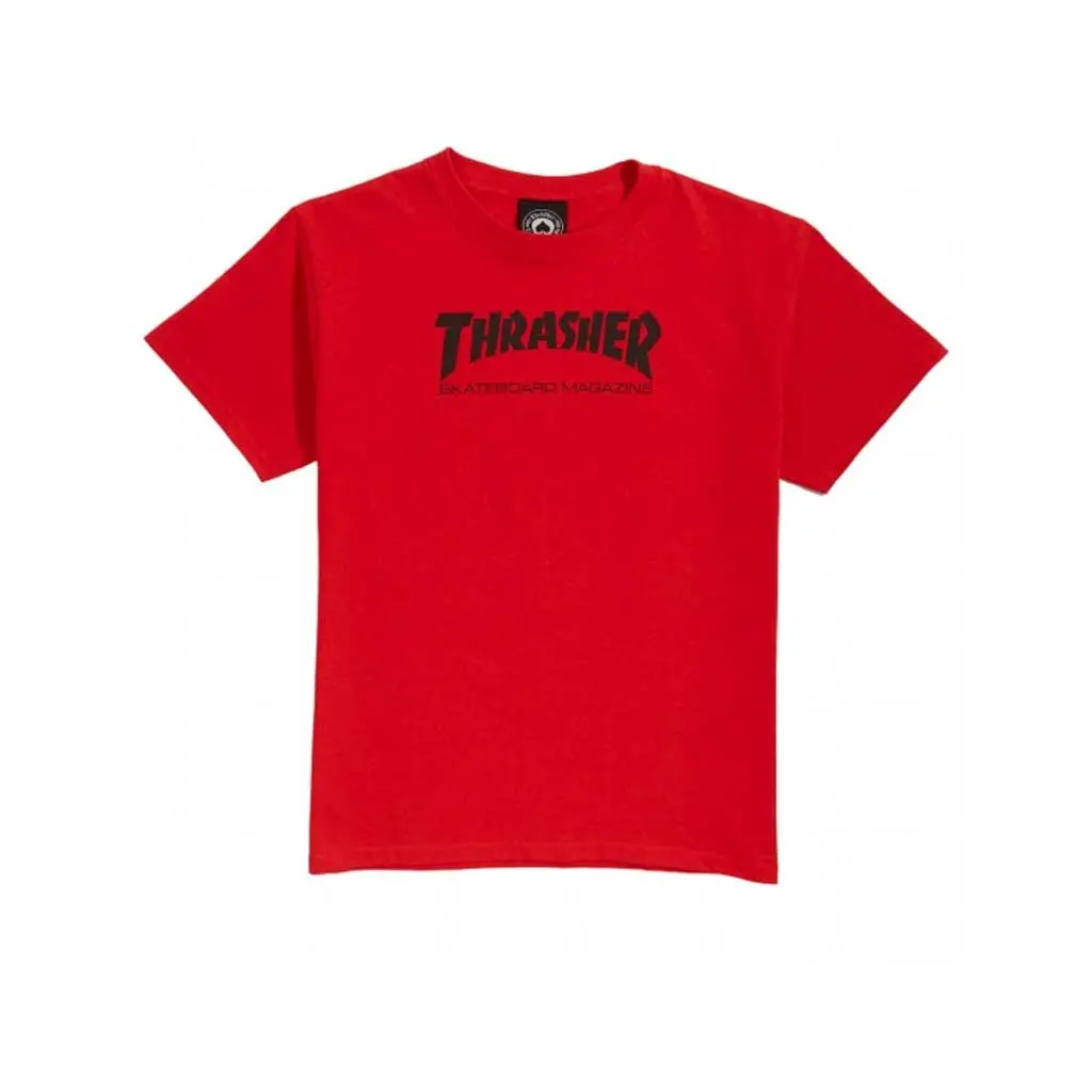 Thrasher Youth Skate Mag Tee - Red 1