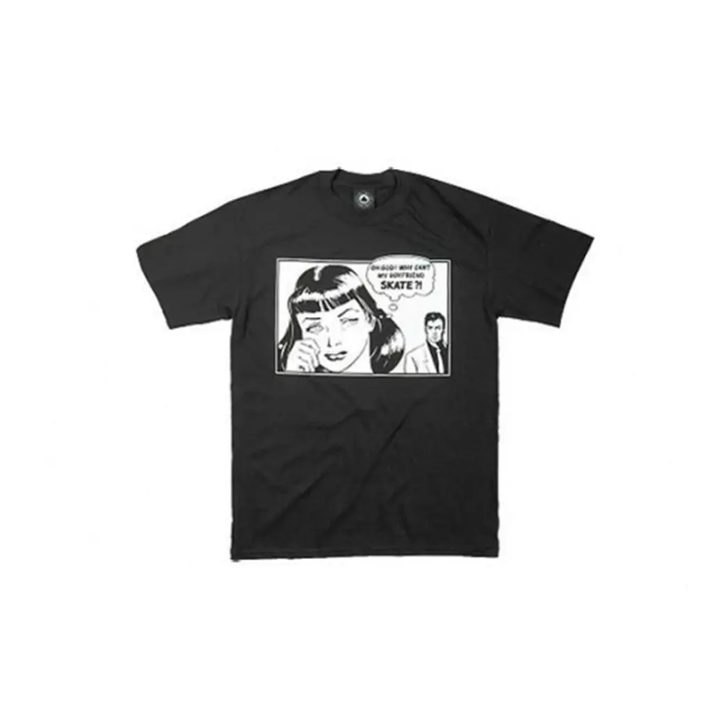 Thrasher Boyfriend Tee - Black 1