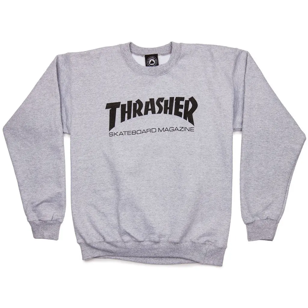 Thrasher Skate Mag Crewneck - Grey 1