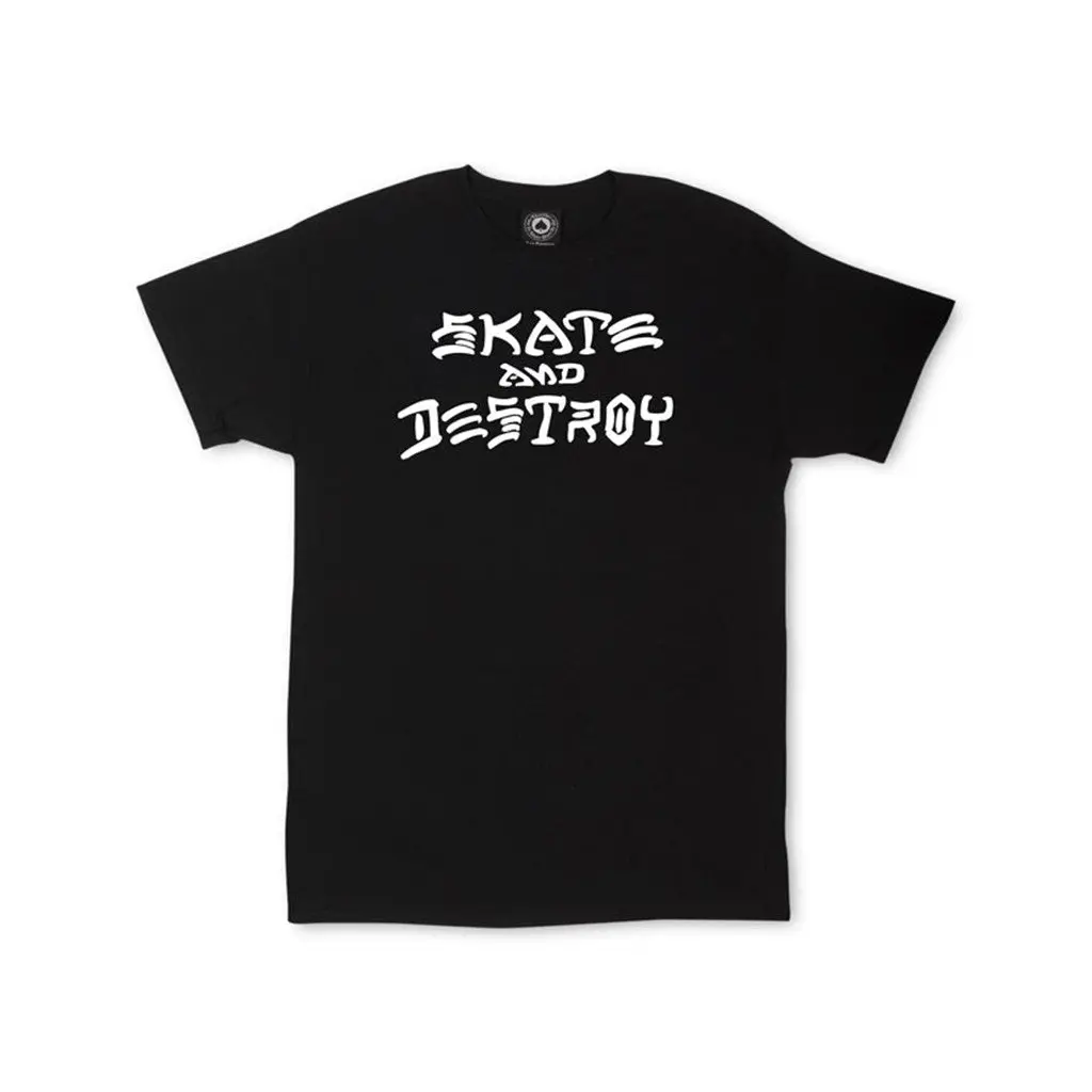 Thrasher Skate And Destroy Tee - Black 1
