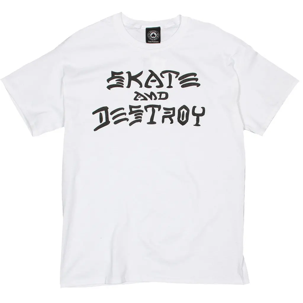 Thrasher Skate And Destroy Tee - White 1