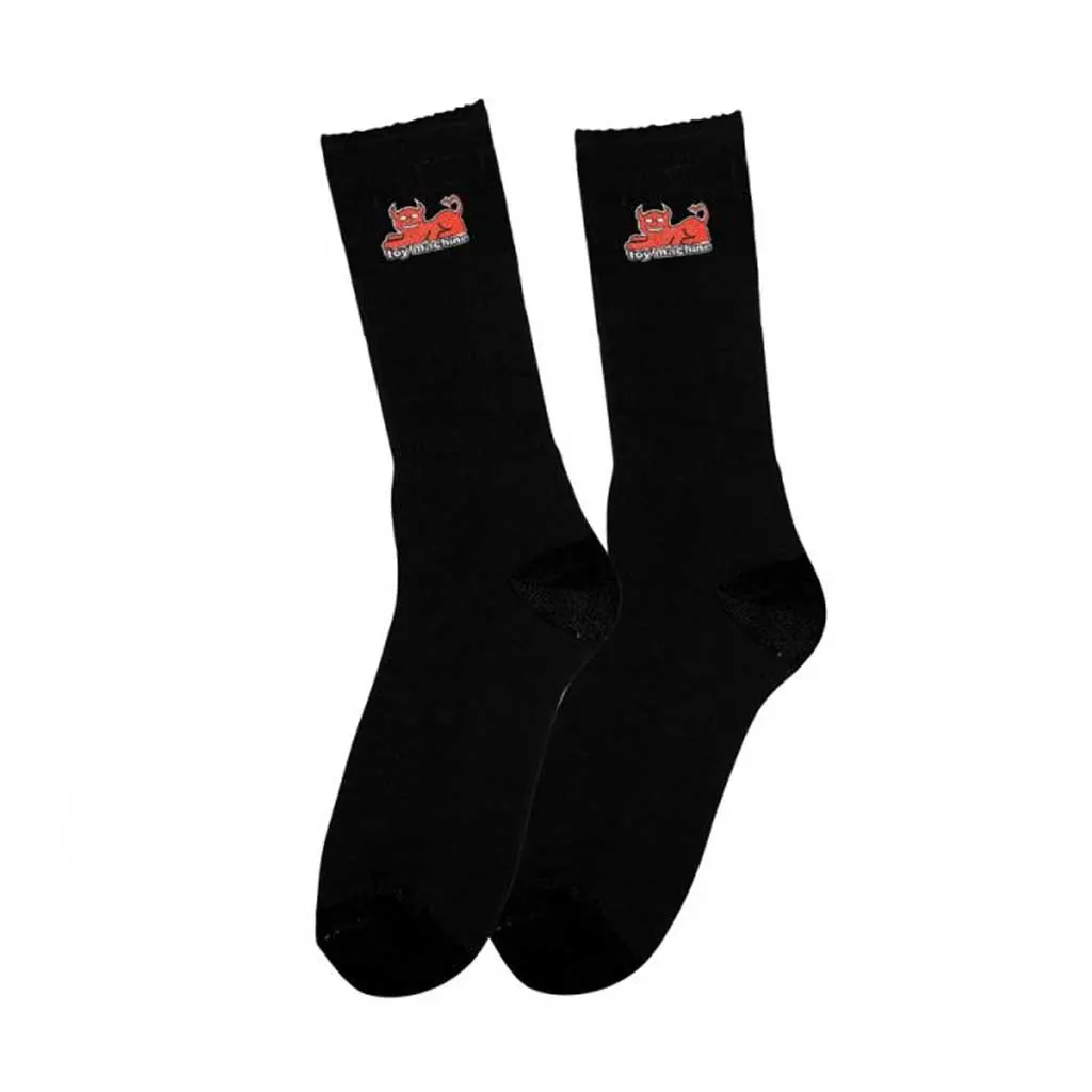 Toy Machine Devil Cat Sock - Black 1