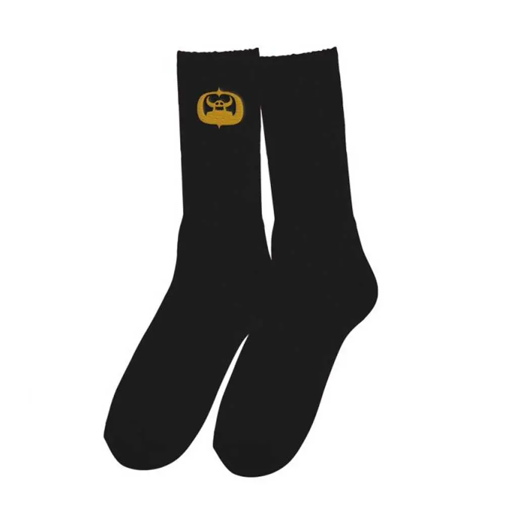 Toy Machine Matokie Emb. Logo Sock - Black 1
