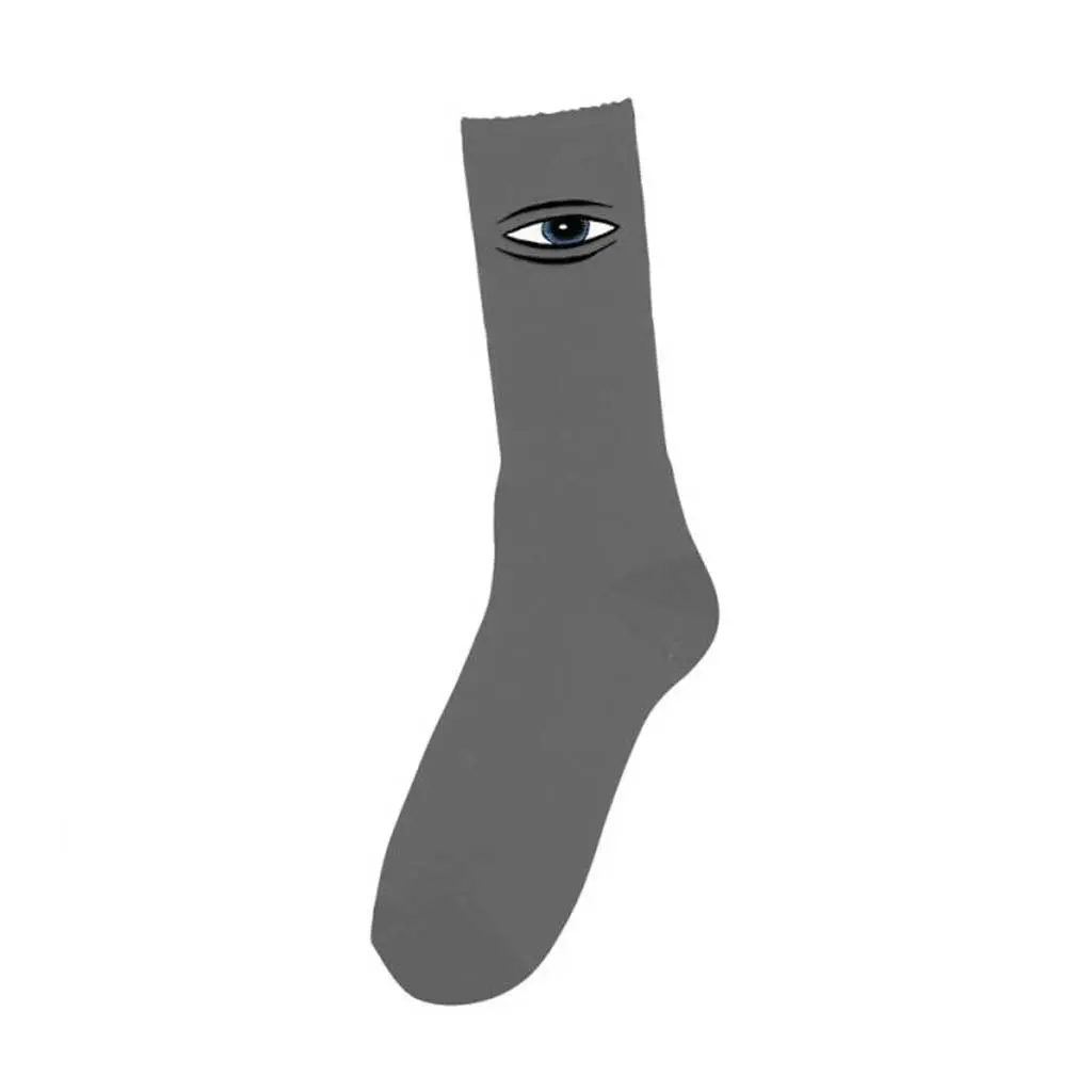 Toy Machine Sect Eye Emb Sock - Grey 1