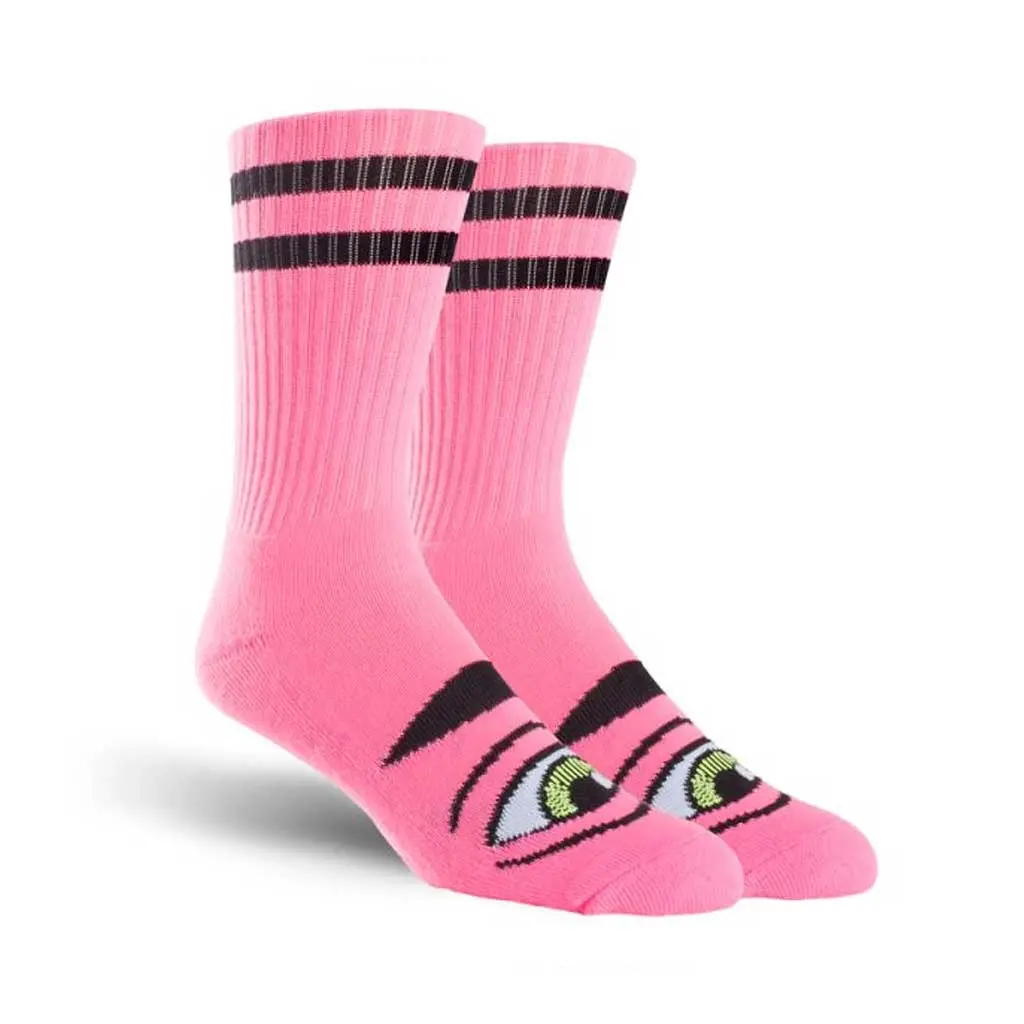 Toy Machine Sect Eye Sock - Pink 1