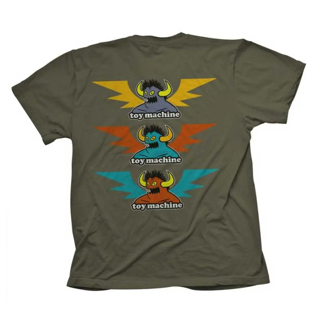 Toy Machine Tri-Monster Tee - Moss 1