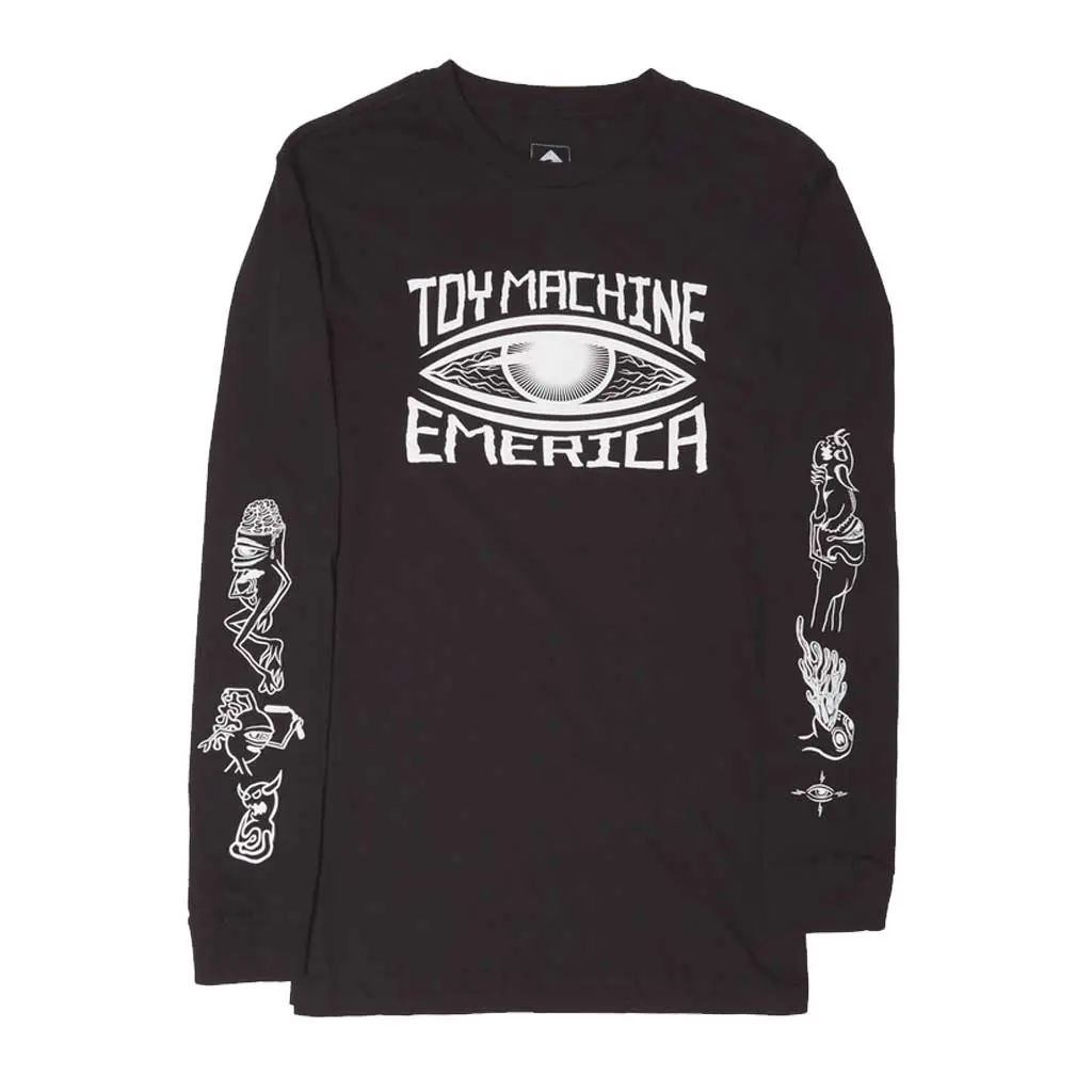 Toy Machine X Emerica Eye L/S Tee - Black 1