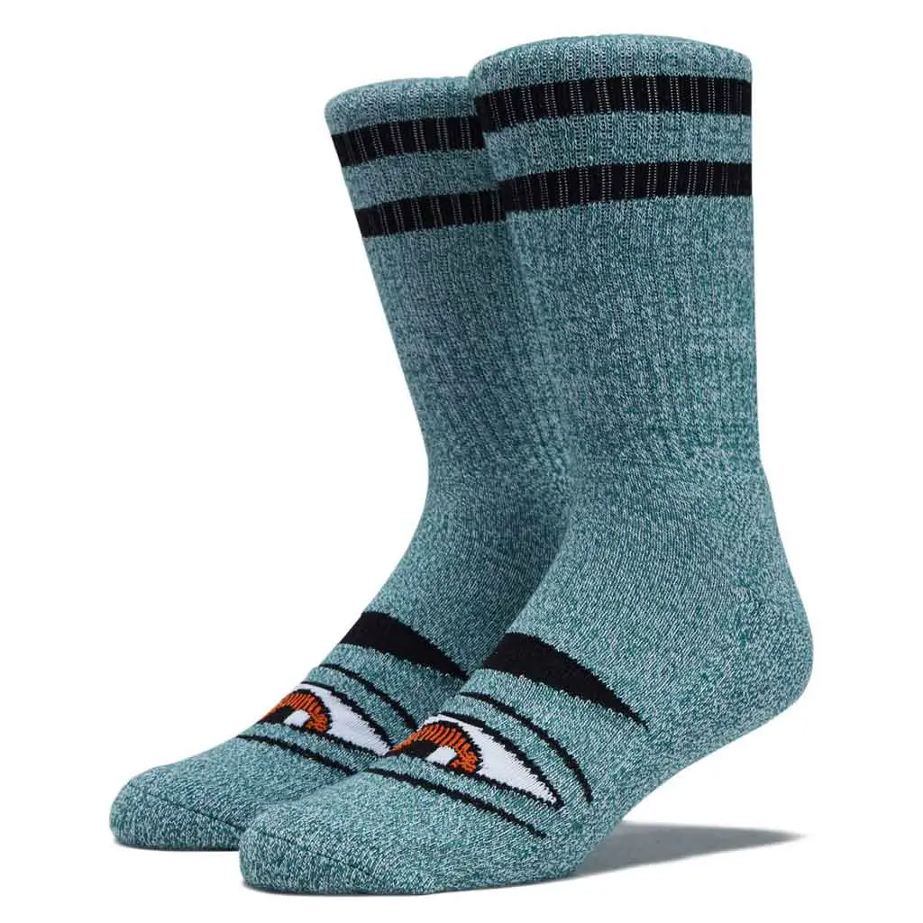 Toy Machine Heather Sect Eye Sock - Forest 1