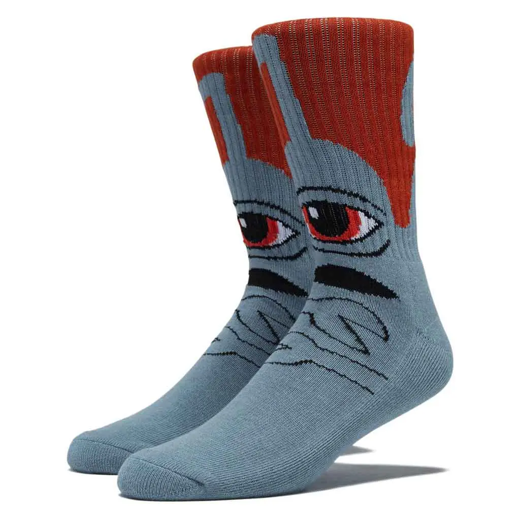 Toy Machine Sect Hug Sock - Grey 1