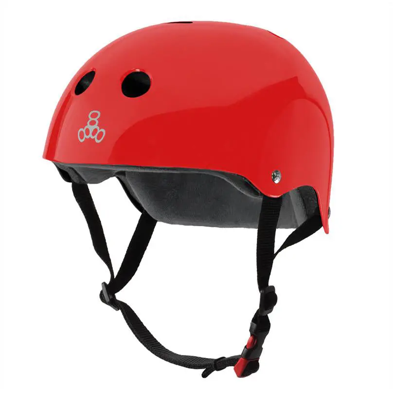 Triple 8 Certified Sweatsaver Helmet Red Glossy 1