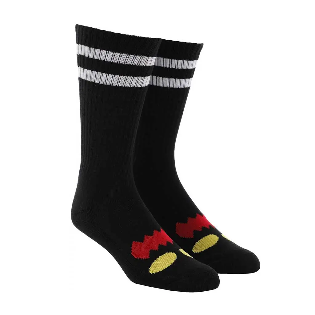 Toy Machine Monster Face Sock - Black 1