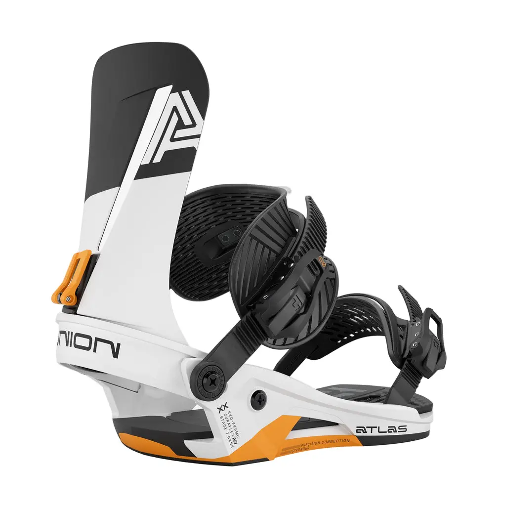 Union 25/26 Atlas Bindings - White/Orange 1
