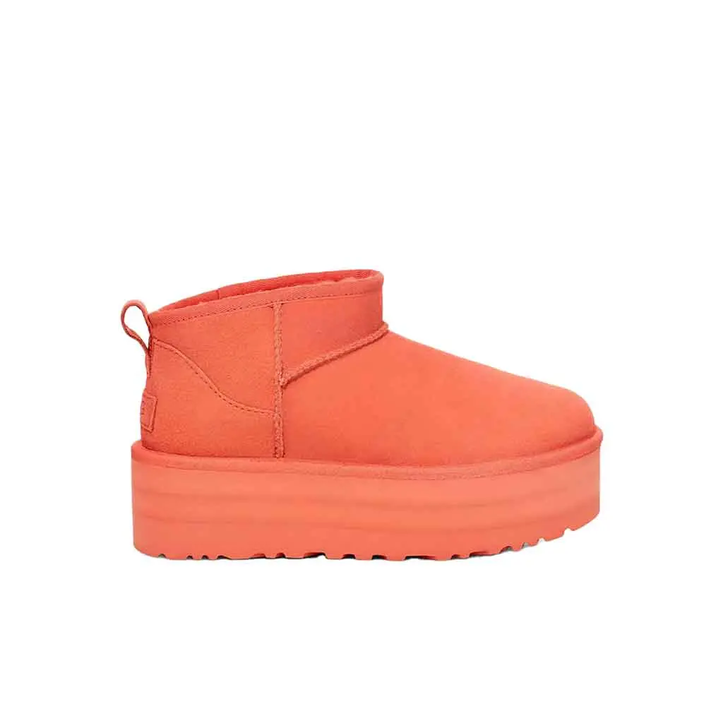 Ugg Women's Classic Ultra Mini Platform - Vibrant Coral 1