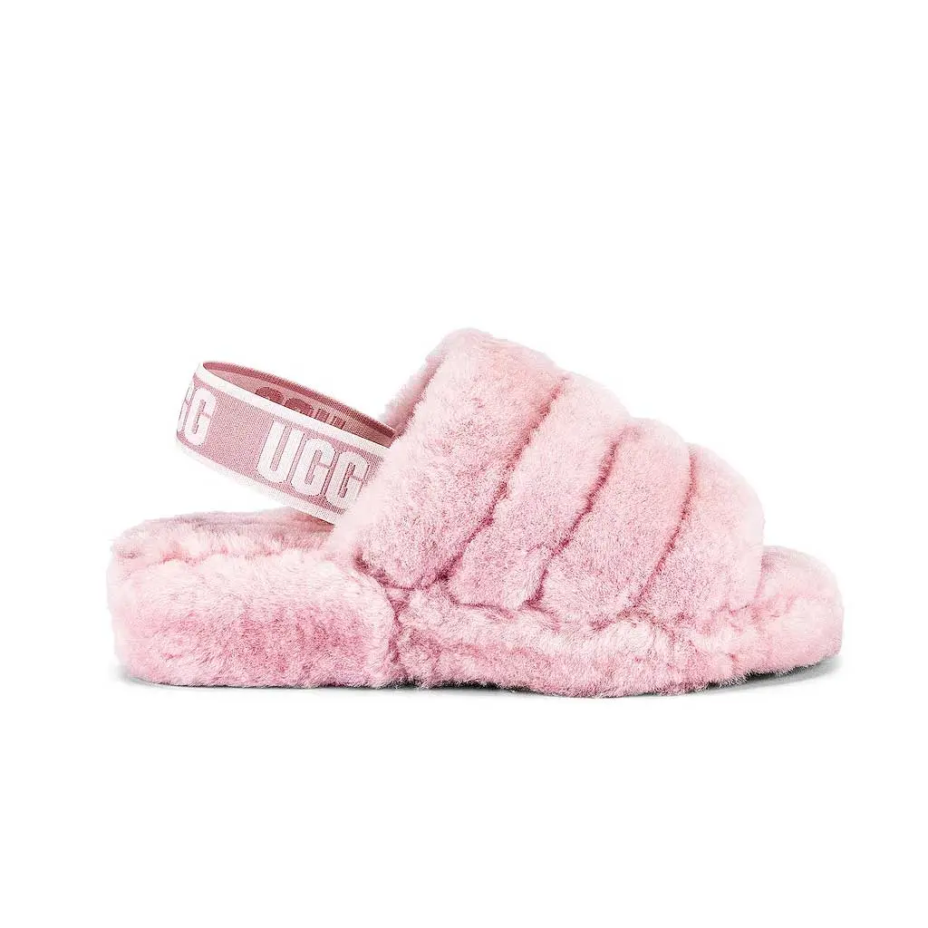 Ugg Women's Fluff Yeah Slides - Seashell Pink 1