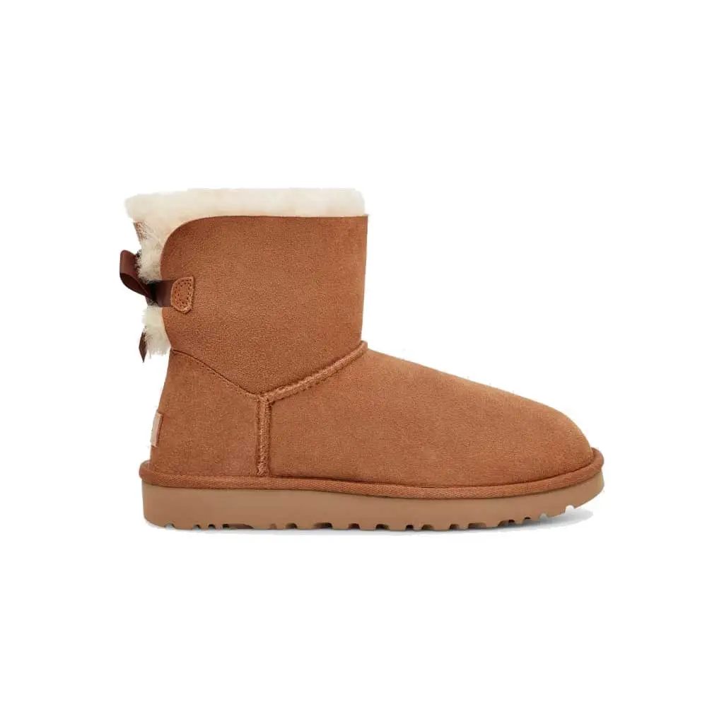 Ugg Women's Mini Bailey Bow Ii Boot - Chestnut 1