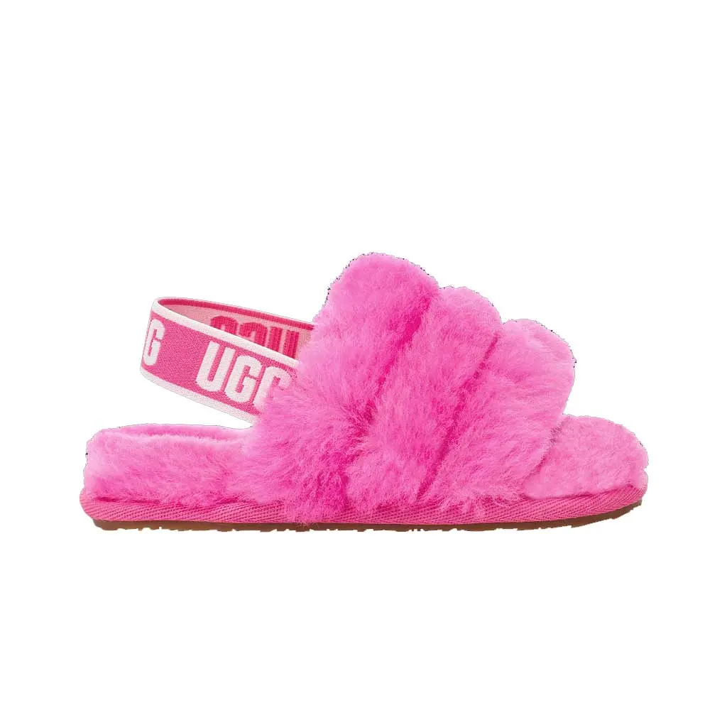 Ugg Toddler's Fluff Yeah Slide - Rock Rose 1