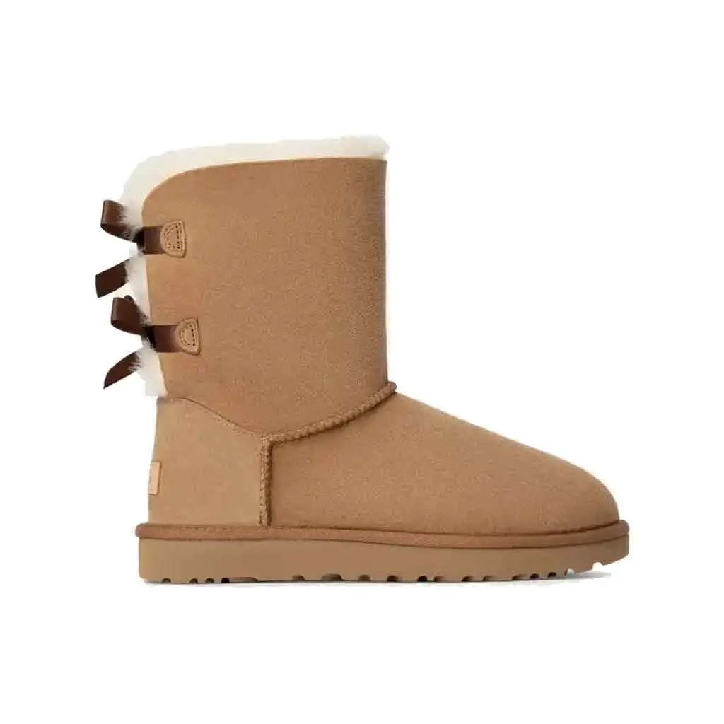 Ugg Women's Bailey Bow Ii Boot - Chestnut 1