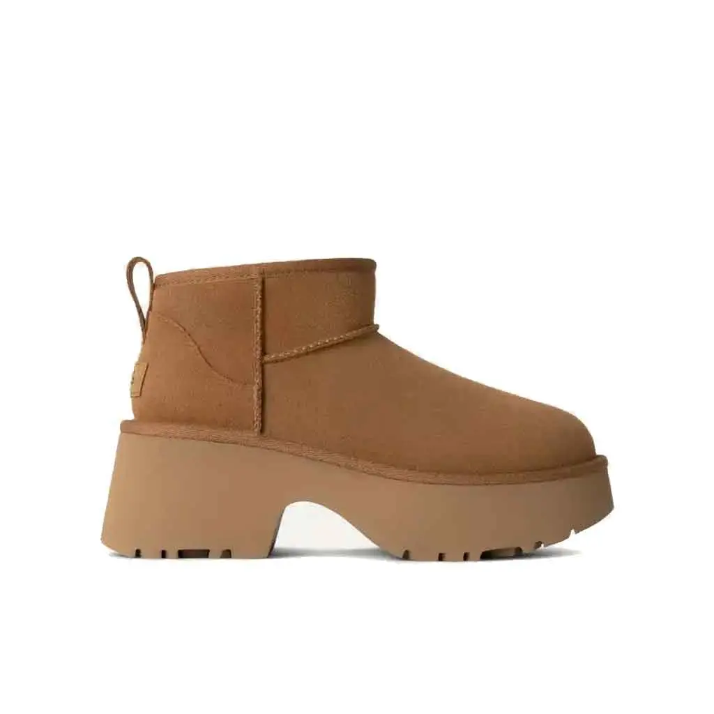 Ugg Women's Classic Ultra Mini New Heights - Chestnut 1