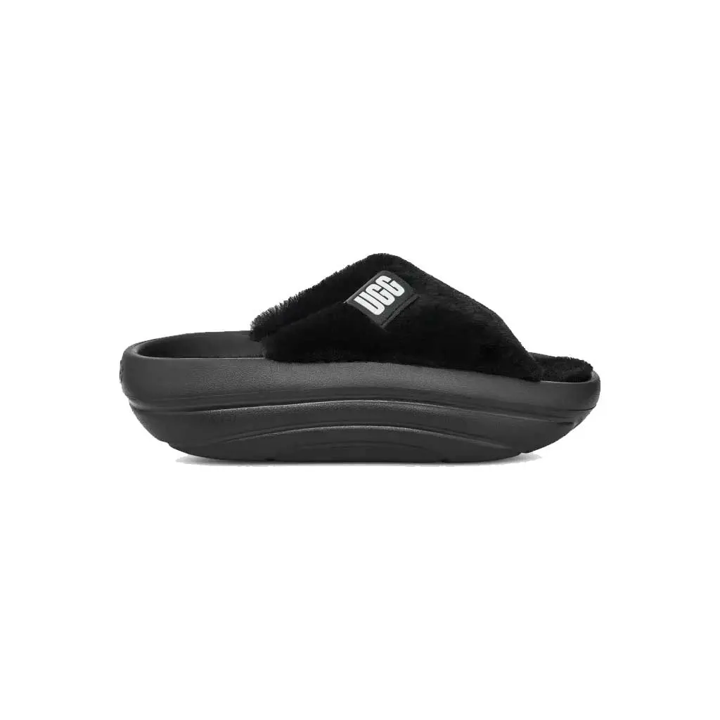 Ugg Women's Foamo Uggplush Sandal - Black 1