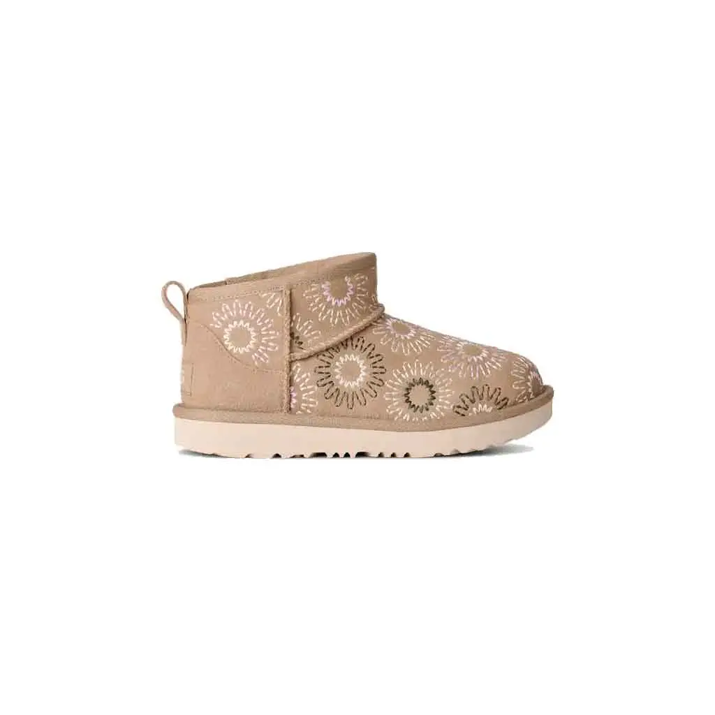 Ugg Kid's Classic Ultra Mini Stitch - Mustard Seed 1