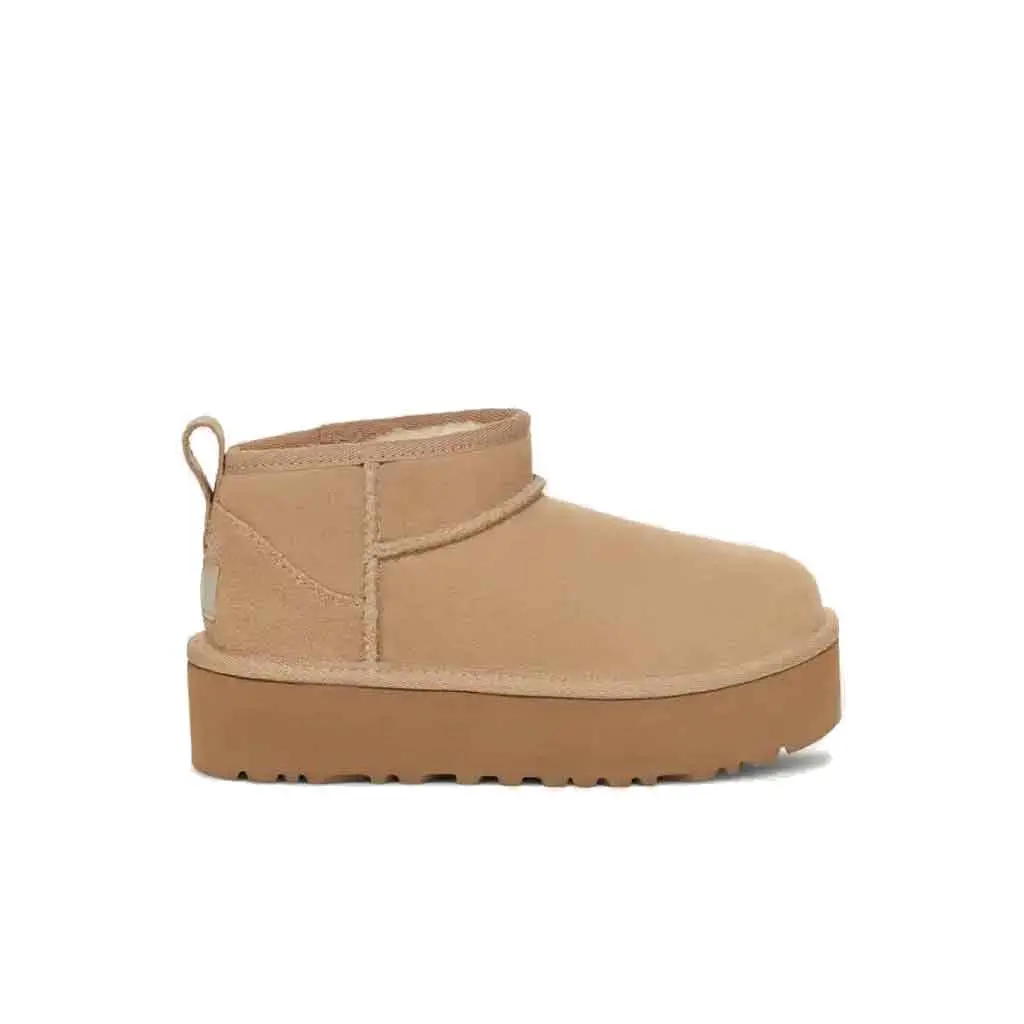 Ugg Kid's Classic Ultra Mini Platform - Sand 1