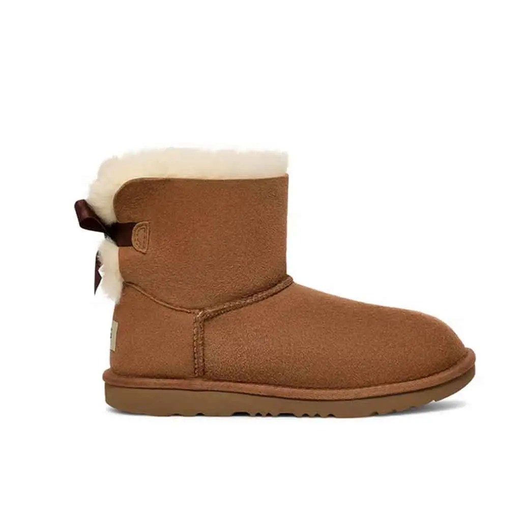 Ugg Kid's Mini Bailey Bow Ii - Chestnut 1