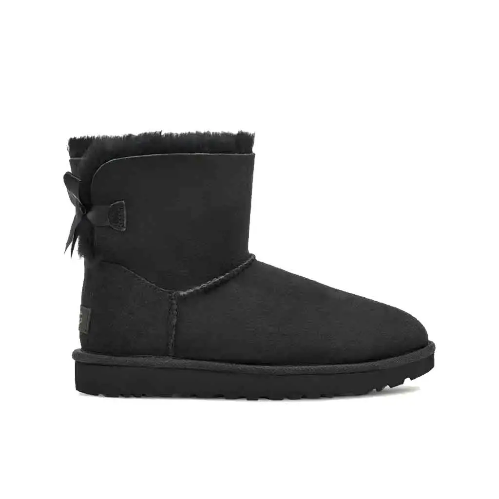 Ugg Women's Mini Bailey Bow Ii Boot - Black 1