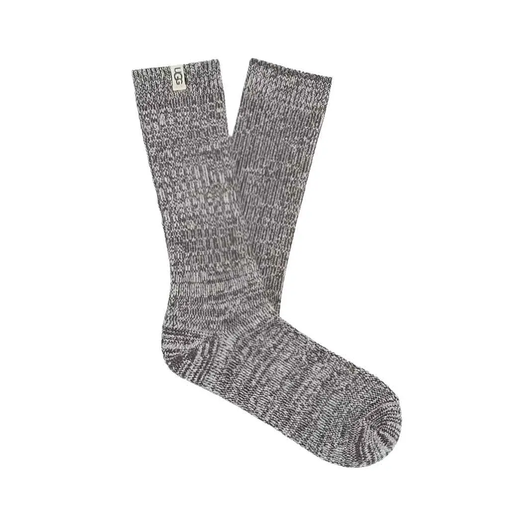 Ugg Rib Knit Slouchy Crew Socks - Nightfall 1