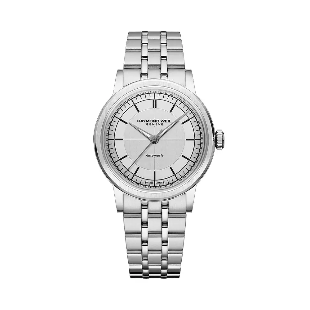 Millesime Automatic Central Seconds 35Mm - Silver On Bracelet 1