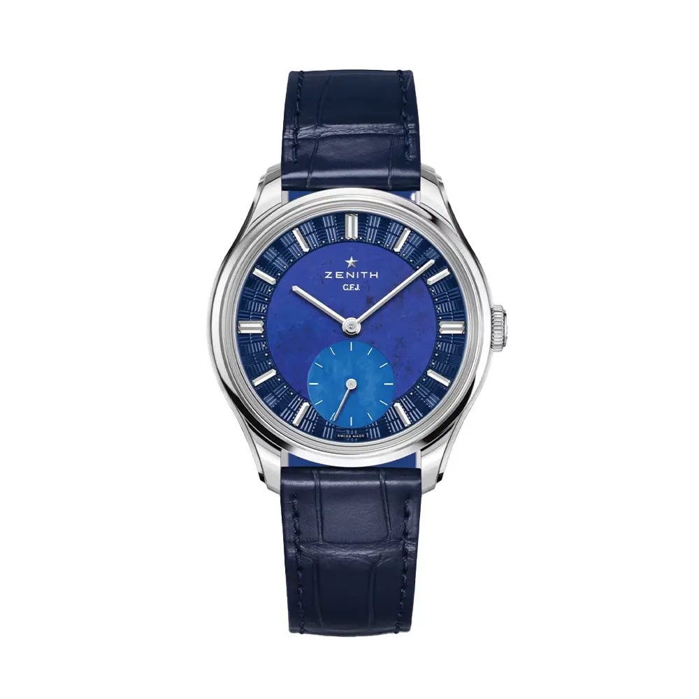 G.F.J. Exclusive Edition 160Th Anniversary Caliber 135 Platinum 950 39.15Mm - Blue Dial On 3 Strap Options 1