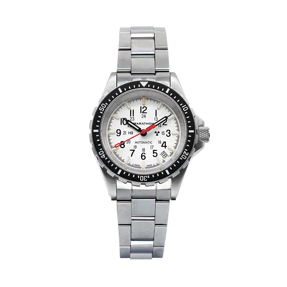 Msar Type Ii Diver's Automatic Arctic Edition 36Mm - White On Bracelet 1