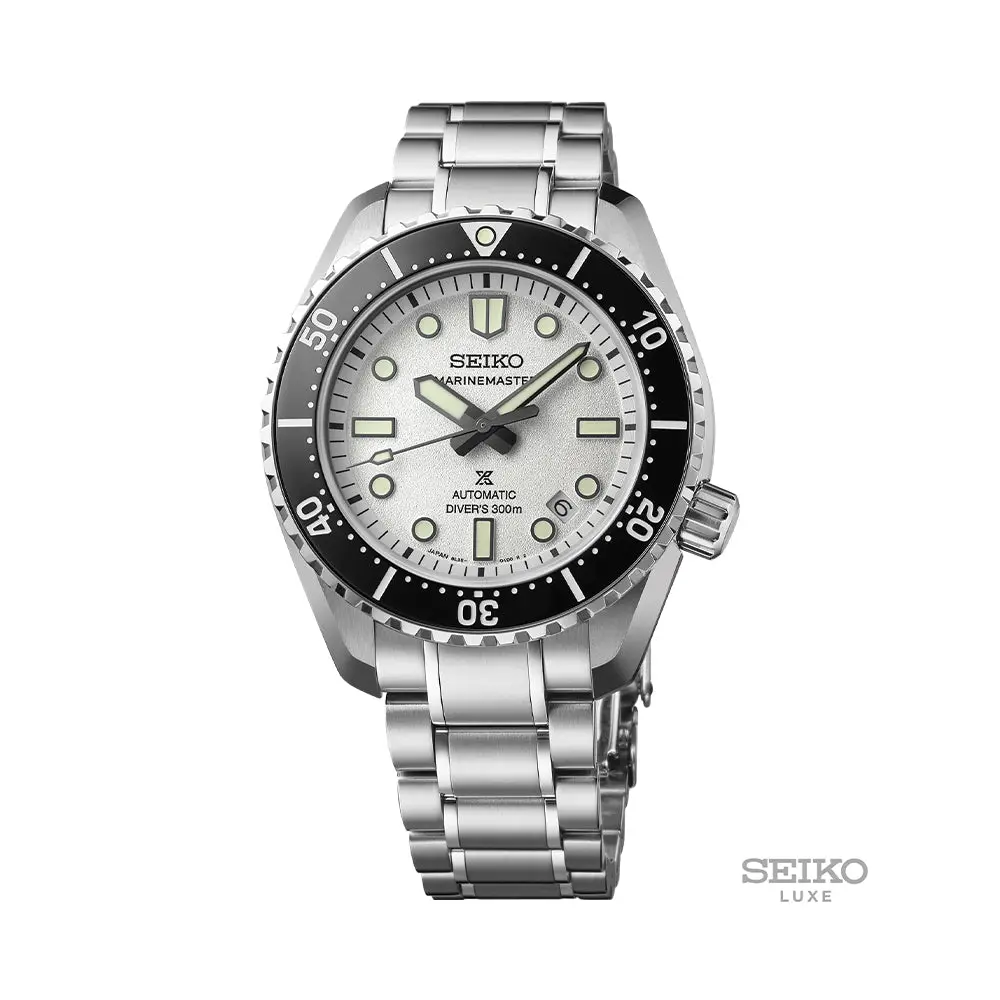 Sla077 Prospex Marinemaster 1968 Heritage Diver's Watch 42.6Mm - White On Bracelet 1