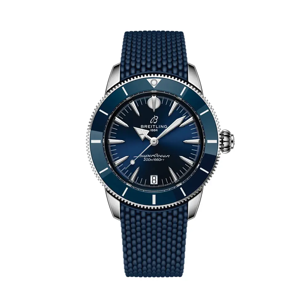 Superocean Heritage Automatic 36Mm - Blue On Rubber Strap 1
