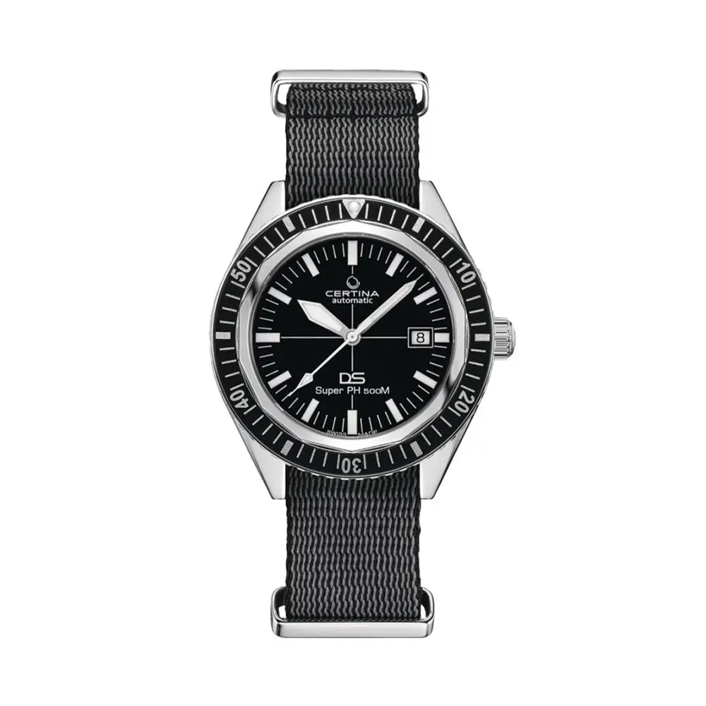 Ds Super Ph500m 43Mm - Black On One-Piece Nylon Strap 1
