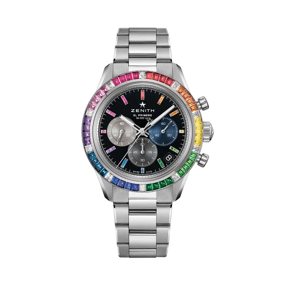 Chronomaster Sport Rainbow 41Mm - Black On Bracelet 1