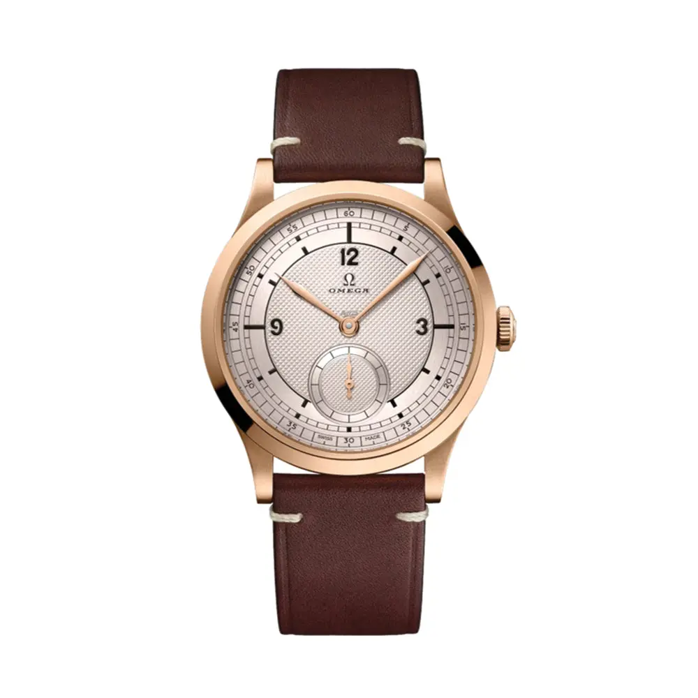Paris 2024 Co-Axial Master Chronometer Bronze Gold Edition 39Mm - Silver On Leather Strap 1