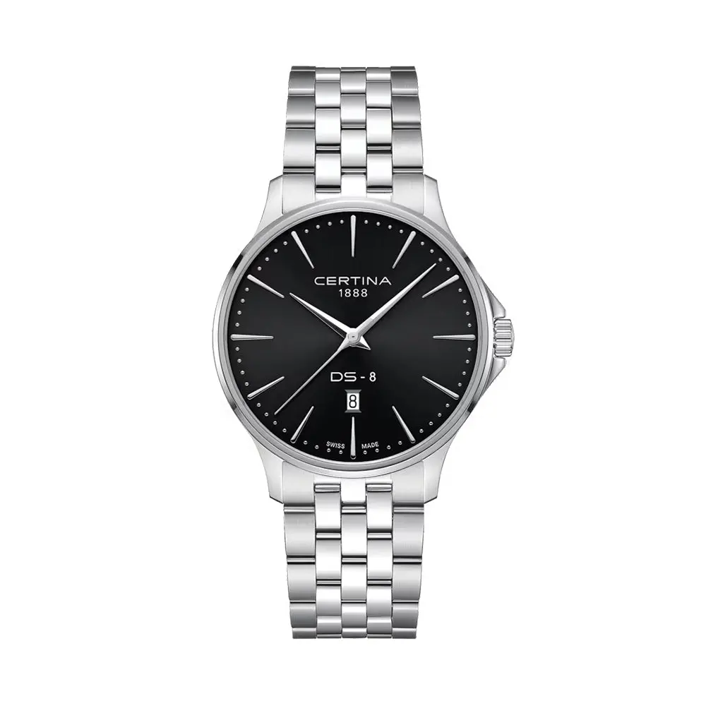 Ds-8 Gent Quartz 40Mm - Black On Bracelet 1