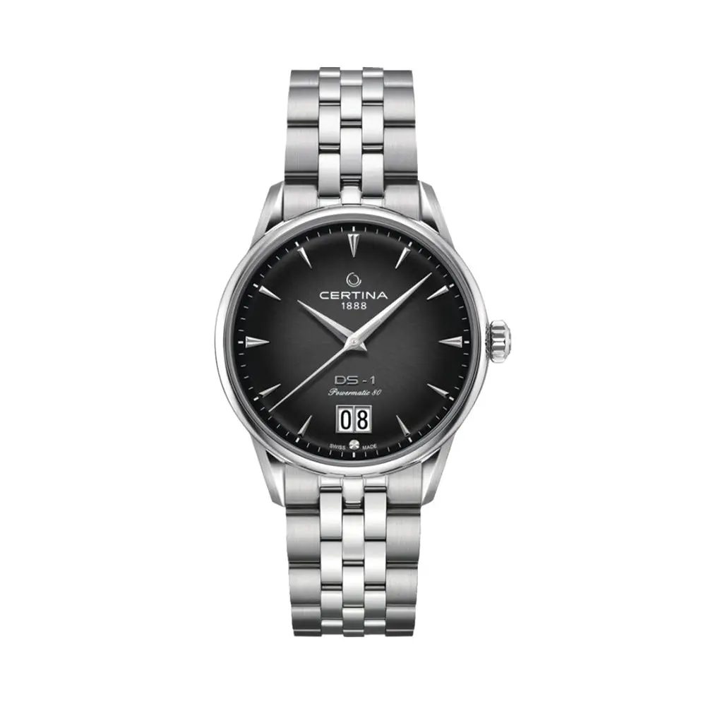 Ds-1 Big Date 41Mm - Black On Bracelet 1