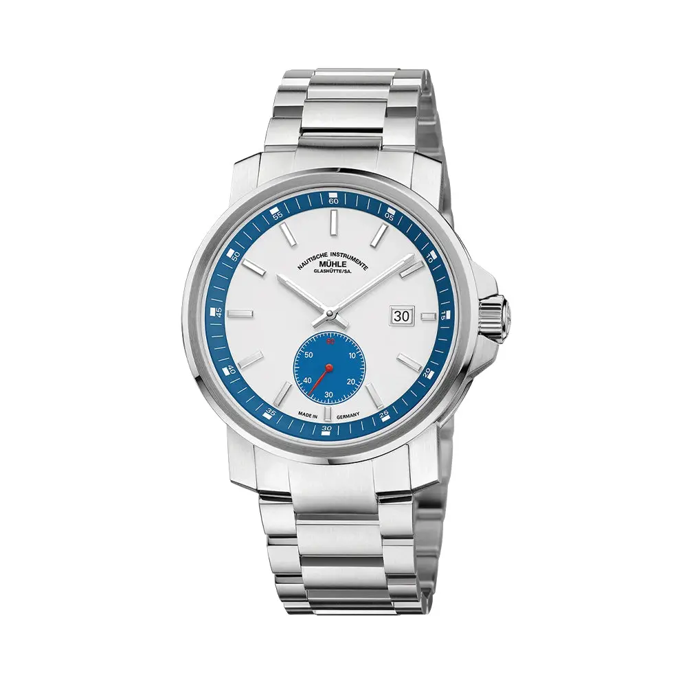 29Er Big Small Seconds Automatic 42.4Mm - White On Bracelet 1