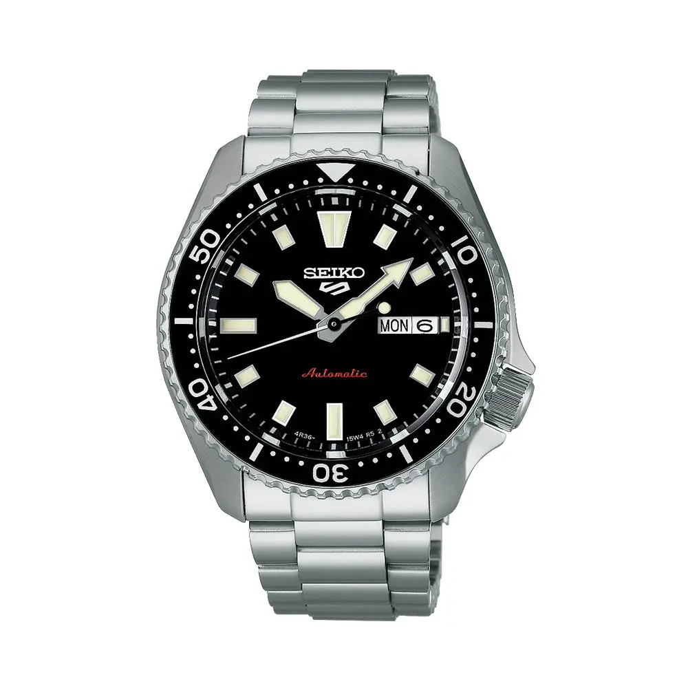 Srpl85 Seiko 5 Skx 42.5Mm - Black On Bracelet 1