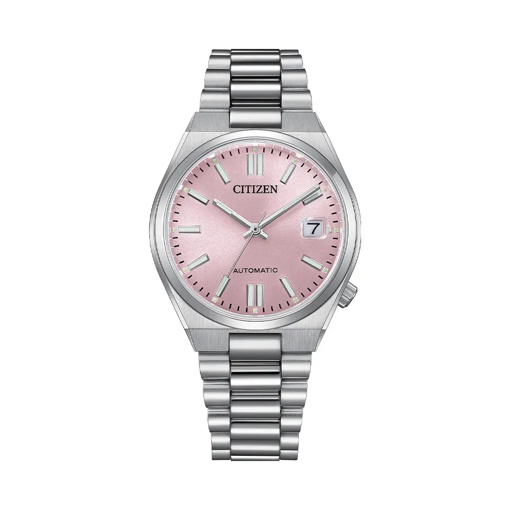 Tsuyosa Automatic 37Mm - Pastel Pink On Bracelet 1