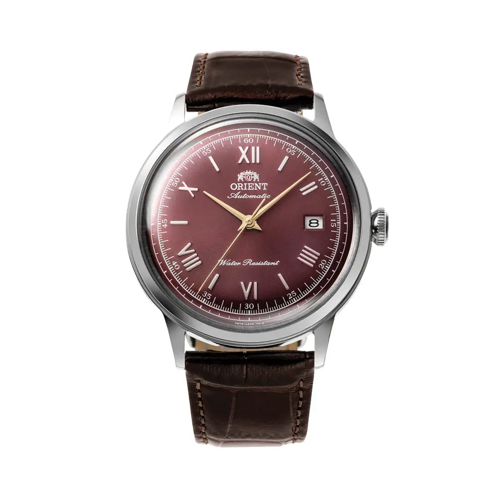 Bambino Version 2 40.5Mm - Bordeaux On Leather Strap 1