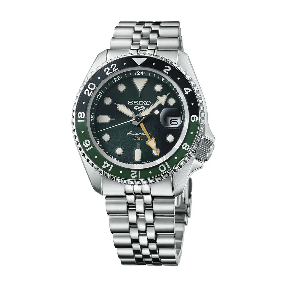 Ssk035 5 Sports Skx Gmt 42.5Mm - Green On Bracelet 1