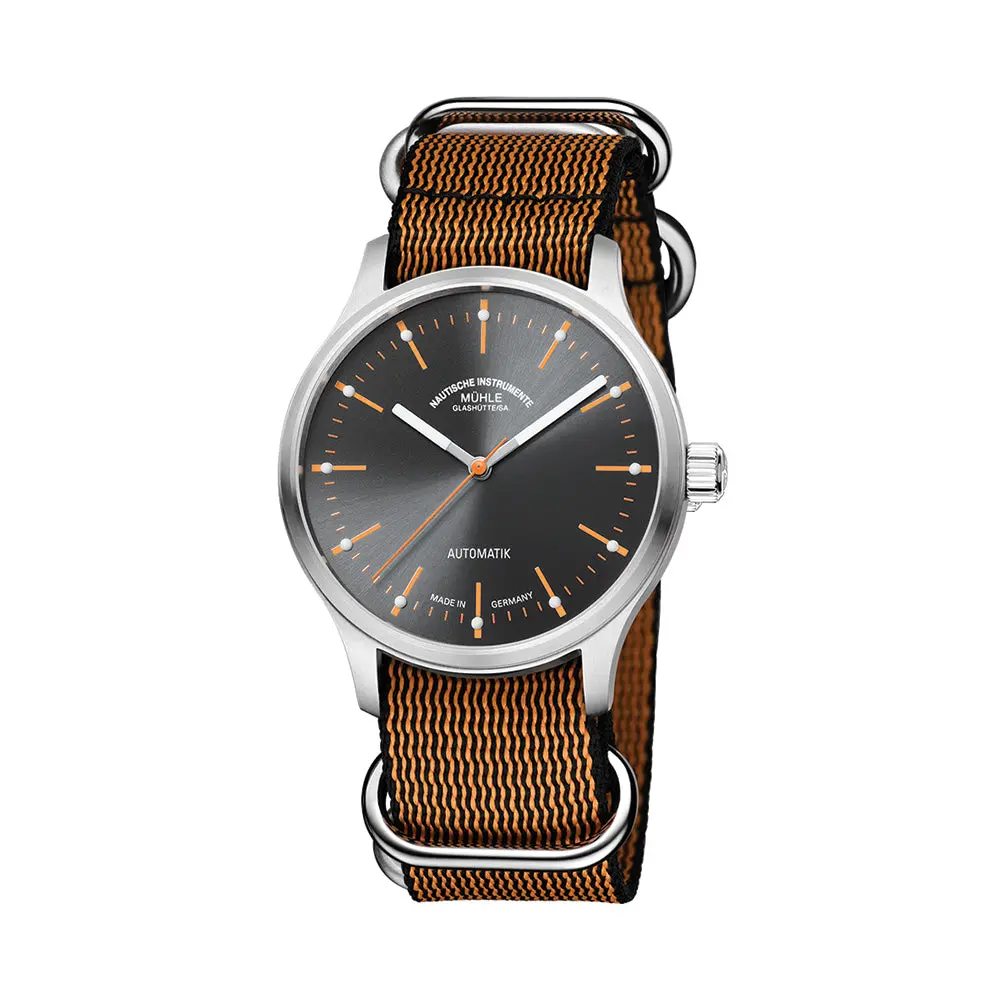 Panova Grey 40Mm - Grey On One-Piece Nylon Strap 1