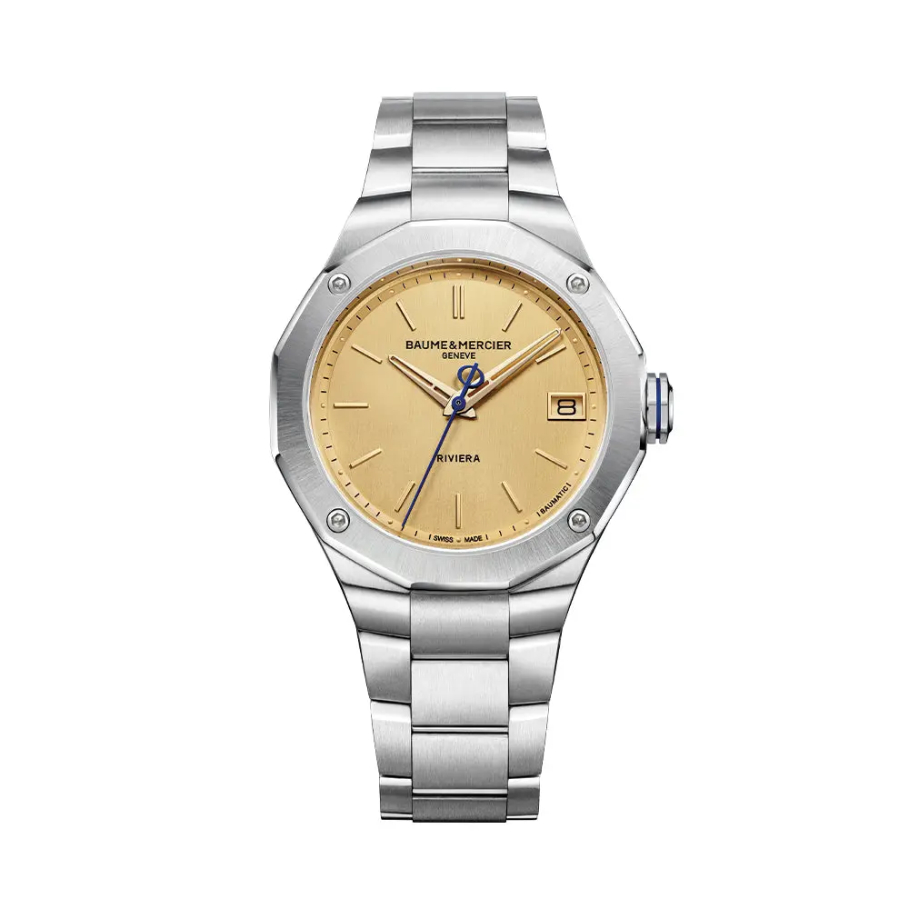 Riviera 10822 Special Edition Baumatic 39Mm - Yellow On Bracelet 1