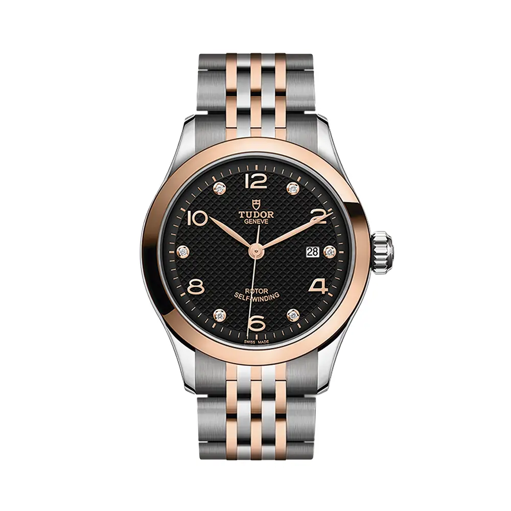 1926 Two-Tone 28Mm - Black, Diamond-Set On Bracelet 1