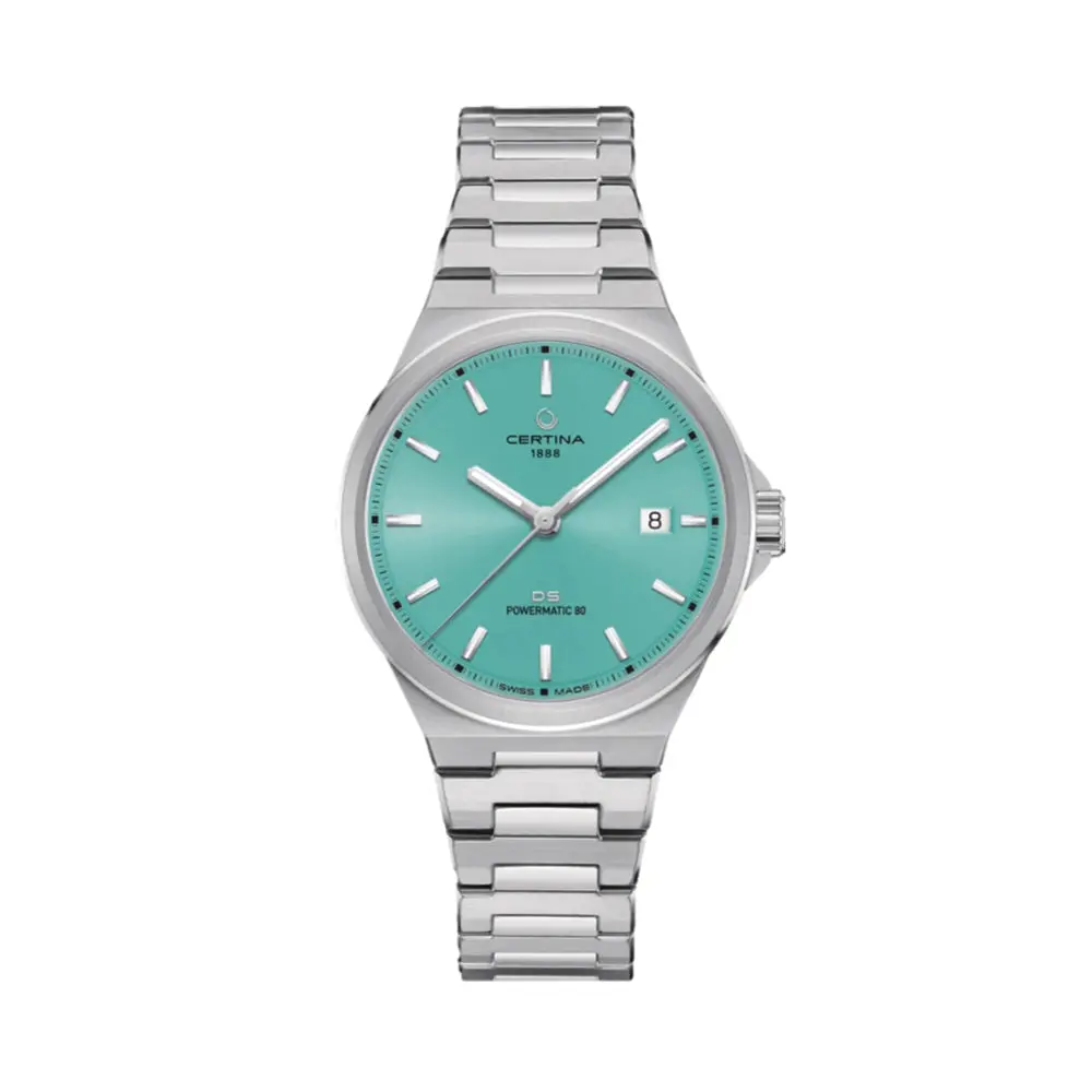 Ds-7 Powermatic 80 39Mm - Blue On Bracelet 1
