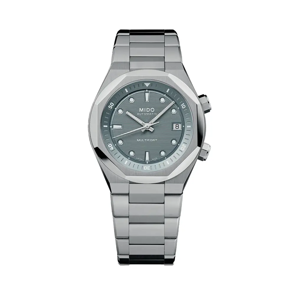 Multifort 8 Two Crowns Automatic 40Mm - Grey On Bracelet 1