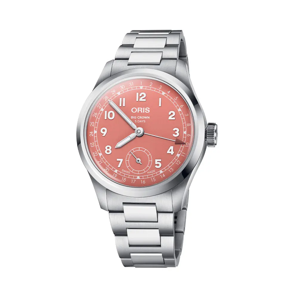 Big Crown Pointer Date Caliber 403 40Mm - Terracotta Pink On Bracelet 1