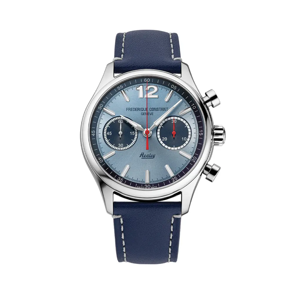 Classics Vintage Rally Healey Automatic Chronograph Limited Edition 42Mm - Blue On Leather Strap 1